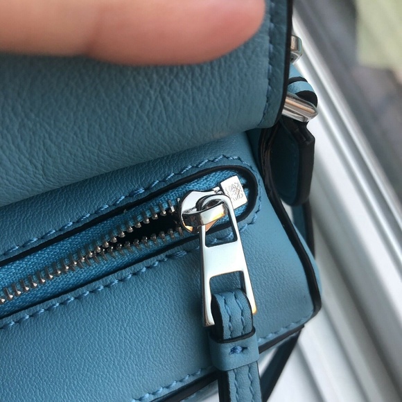 Loewe Mini Puzzle Bag- Blue - Picture 8 of 8